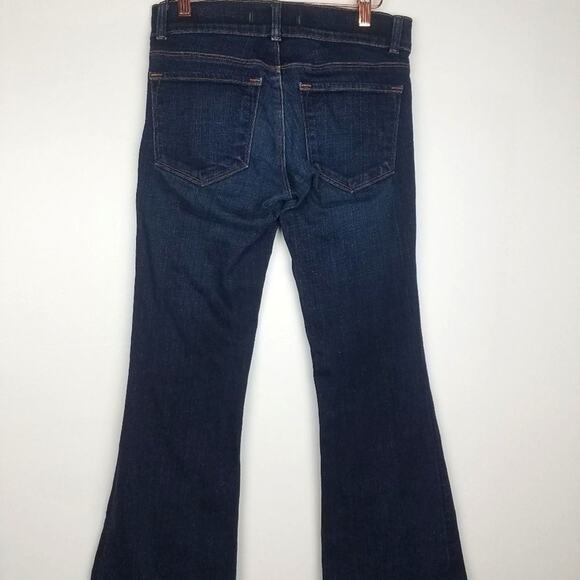 J Brand | Dark Denim Bottom Flare Jeans 27 - Picture 4 of 6